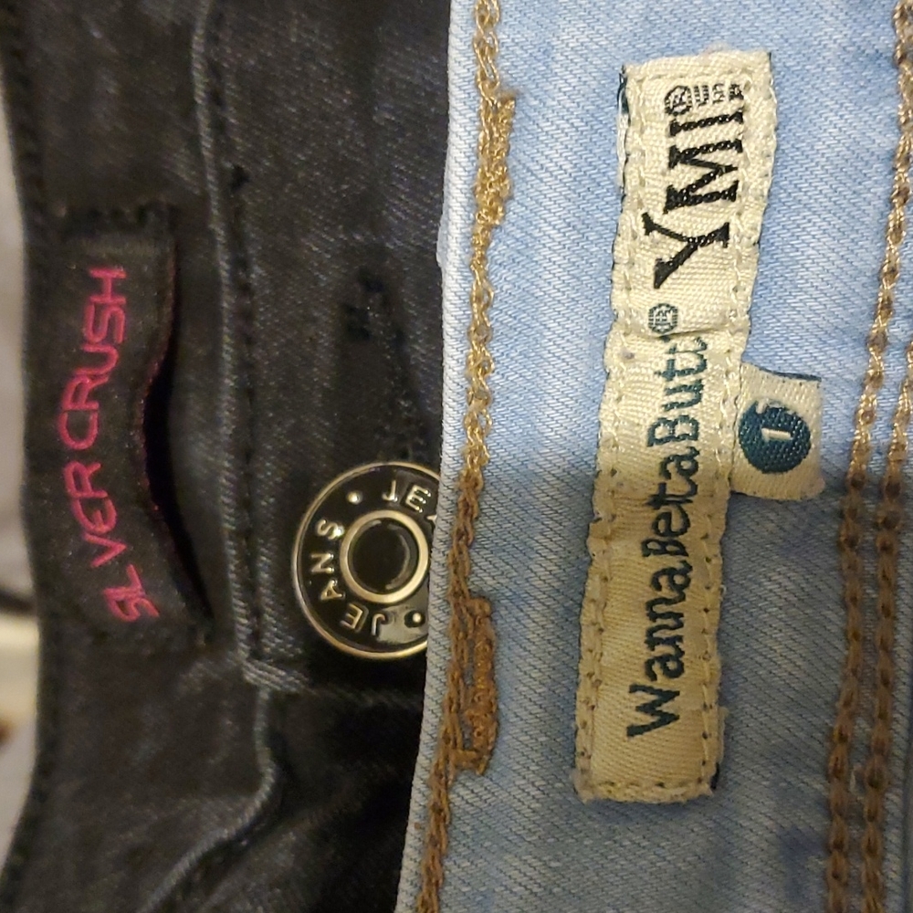 2 pair Size 0/1 Jeans